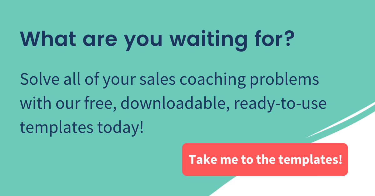 sales coaching template cta